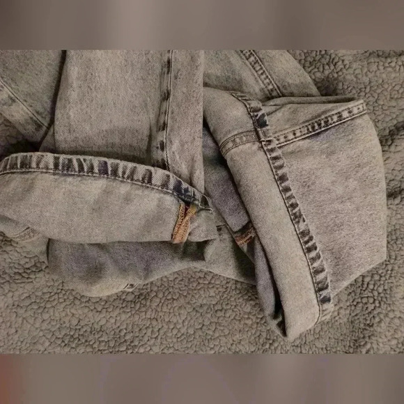 H&M wide leg blue jeans sz 8 worn once - Picture 5 of 6